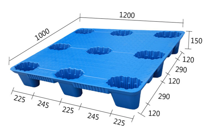 1210九腳吹塑托盤